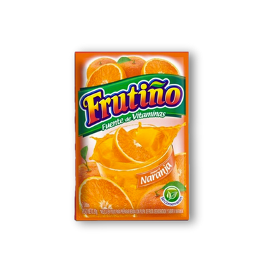 Refresco en polvo sabor naranja, fácil de preparar, rinde hasta 2 litros por sobre, fuente de vitaminas A, C, B3, B5 y B9, sin conservantes.