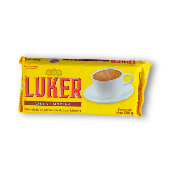 Disfruta el auténtico Chocolate Luker Azúcar Morena 500 g, dulce, cremoso y con sabor intenso de cacao colombiano. 