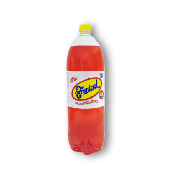 Cola Tropical en botella de 2 litros. Sabor auténtico ecuatoriano, refrescante y lleno de tradición.