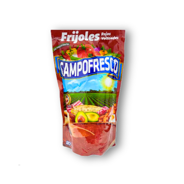 Frijoles Rojos Volteados Campo Fresco 380 g – legumbre hondureña lista para guisos, sopas y ensaladas nutritivas.