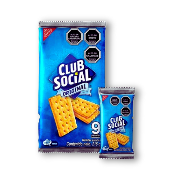 Disfruta el crujido y sabor dorado de Club Social Original Dispey 216 g, el snack salado perfecto para cualquier hora y lugar. 