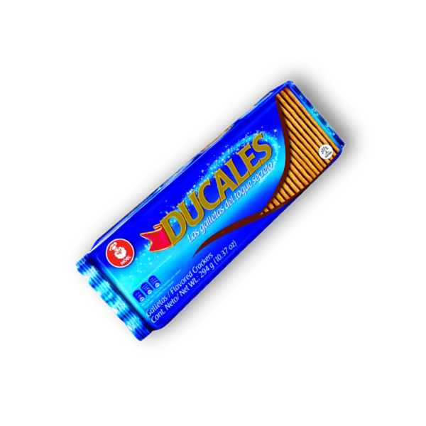 Galletas Ducales 294 g, el clásico colombiano que mezcla dulce y salado, ideal para meriendas y desayunos especiales.