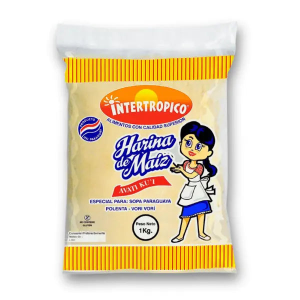 Harina de maiz Intertropico 1 kg - Alimentación Victoriano