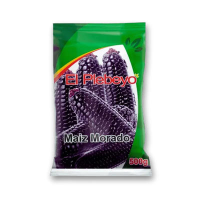 Maíz Morado El Plebeyo 500 g - Alimentación Victoriano