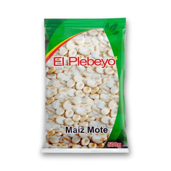 Maíz Mote El Plebeyo 500 g - Alimentación Victoriano