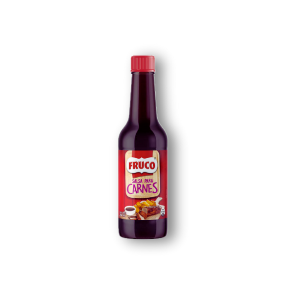 Salsa para Carnes Fruco 170 g, sabor clásico colombiano para realzar tus carnes y recetas favoritas. Aderezo versátil y delicioso.